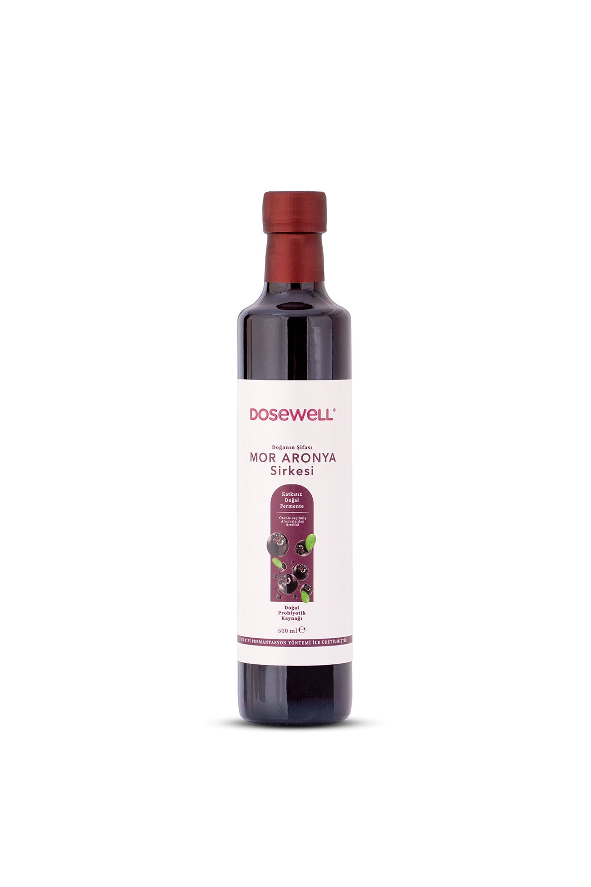 Dosewell Mor Aronya Sirkesi 500 ML