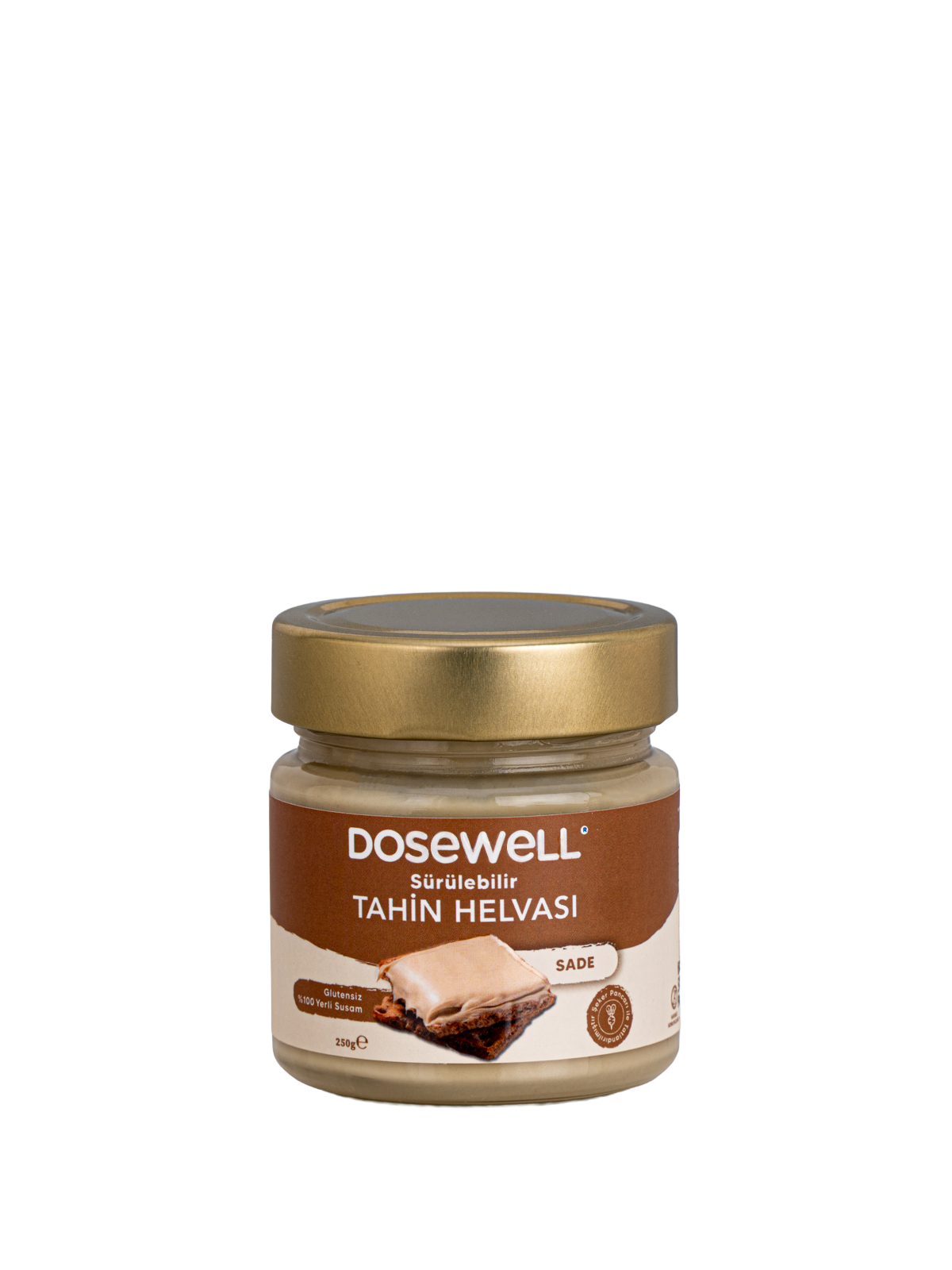 Dosewell Sade & Mor Aronyalı Sürülebilir Tahin Helvası 250 gr / 2'li Paket