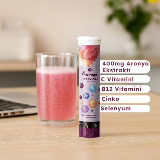 Mor Aronya Efervesan 20 Tablet
