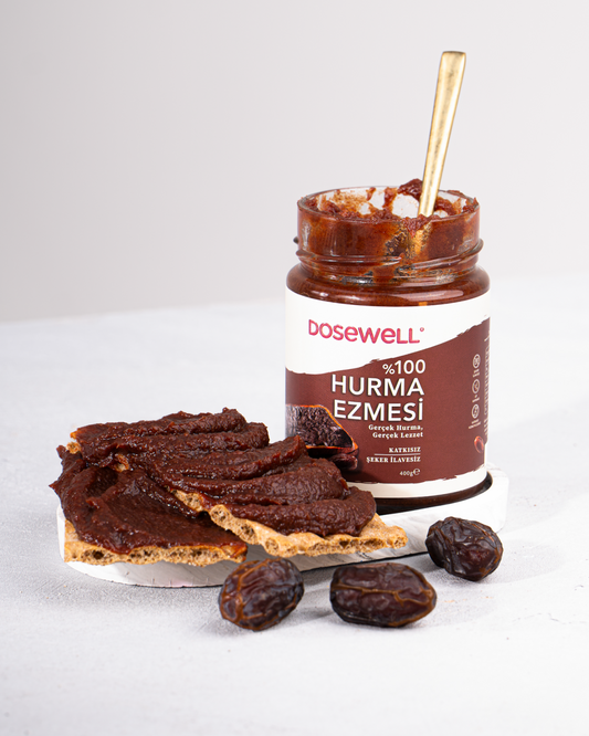 Dosewell %100 Hurma Ezmesi & Organik Ham Kakao – Katkısız, Doğal Tatlı Alternatifleri