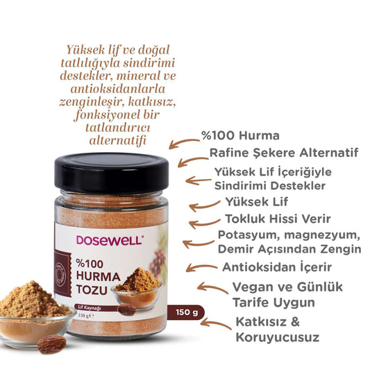 Dosewell Hurma Tozu 150 gr