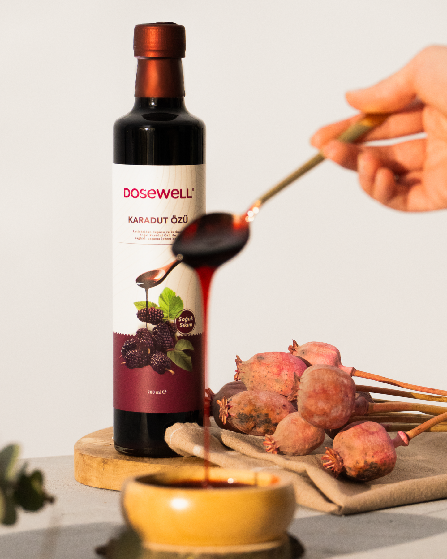 Dosewell Özler İkilisi - Karadut Özü 700ml ve Hurma Özü 315g