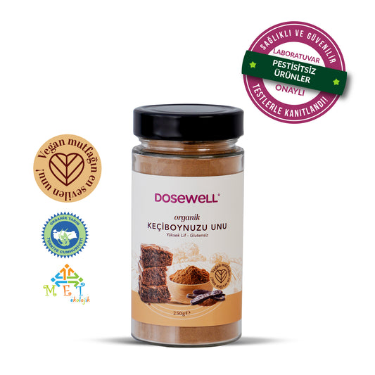 Dosewell Glutensiz Organik Keçiboynuzu Unu 250 gr