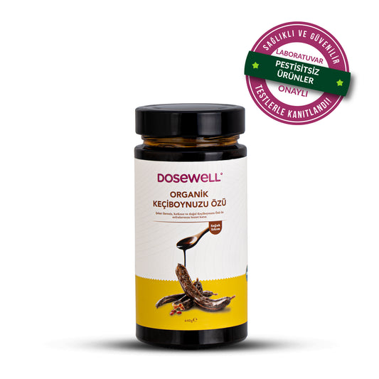 Dosewell Organik Keçiboynuzu Özü 640 gr (Organik Sertifikalı, Soğuk Sıkım)