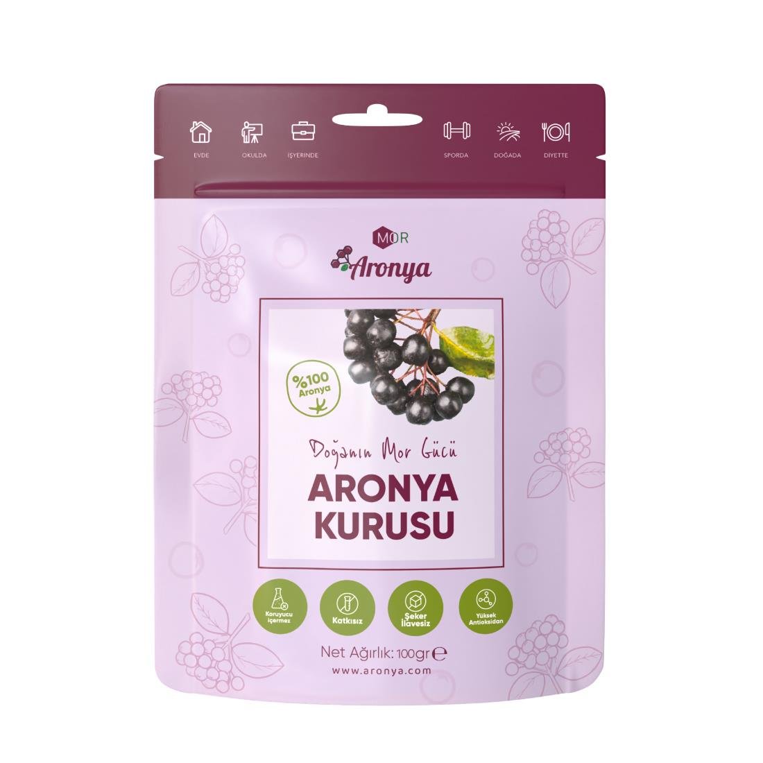 Mor Aronya Aronya Kurusu 100 gr