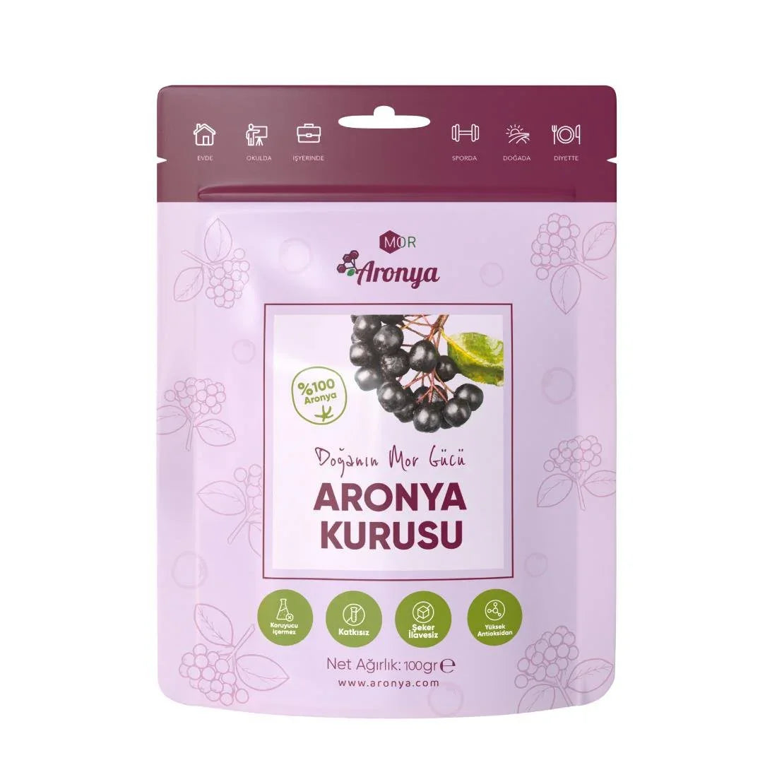 Mor Aronya Aronya Kurusu 100 gr