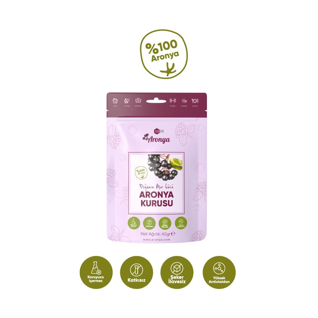 Mor Aronya Kurusu 40gr