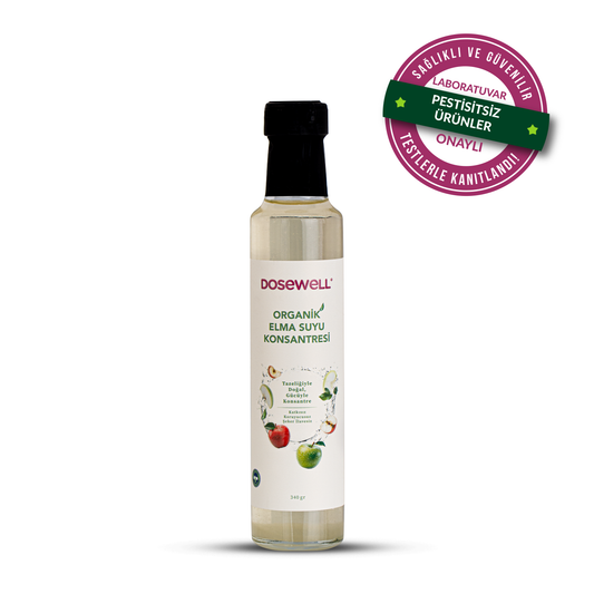 Dosewell Organik Elma Suyu Konsantresi 340 gr (Organik Sertifikalı)