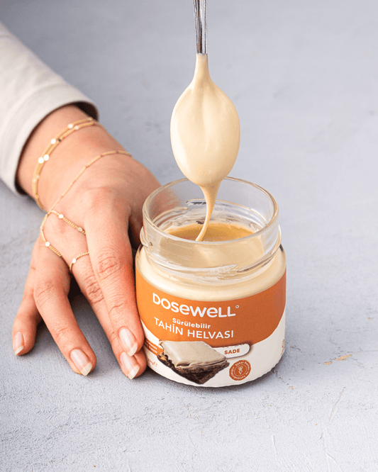 Dosewell Sürülebilir Tahin Helvası 2’li Set | Yerli Susam | Beyaz Şeker İlavesiz