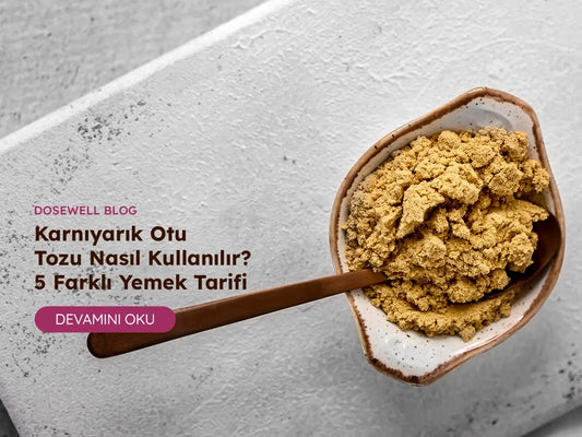 Karnıyarık Otu Tozu Nasıl Kullanılır? Yemek Tarifi