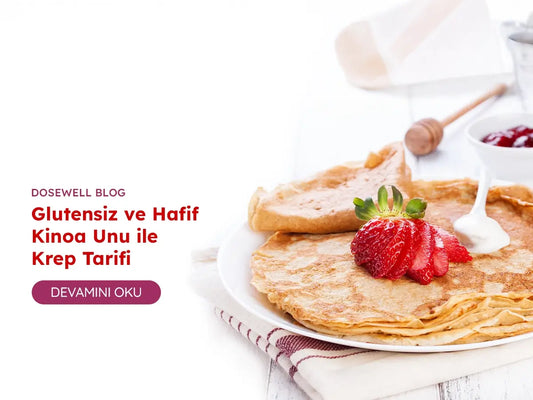 Glutensiz Kinoa Unu ile Krep Tarifi