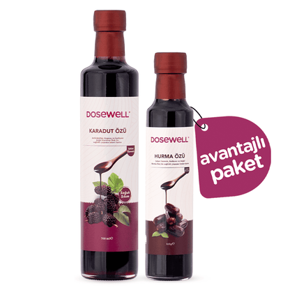 Dosewell Karadut Özü & Hurma Özü 2'li Paketi