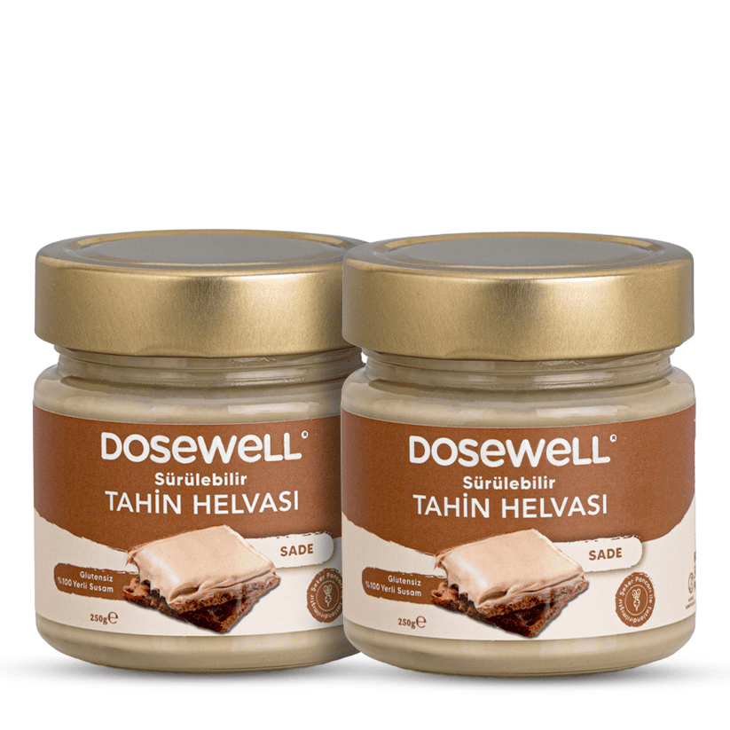 Dosewell Sürülebilir Tahin Helvası Sade 250g - 2'li Paket