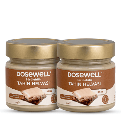 Dosewell Sürülebilir Tahin Helvası Sade 250g - 2'li Paket