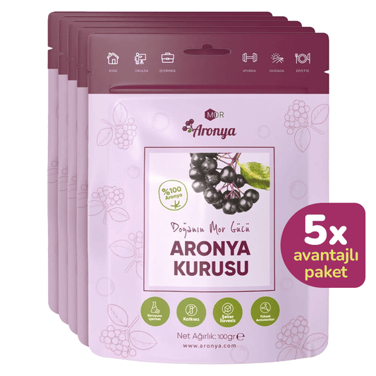 Mor Aronya Kurusu 100 gr 5’li Paket