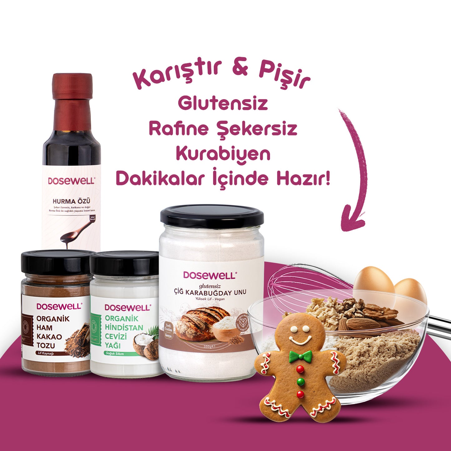 Dosewell 4'lü Kurabiye Avantaj Paketi - 1