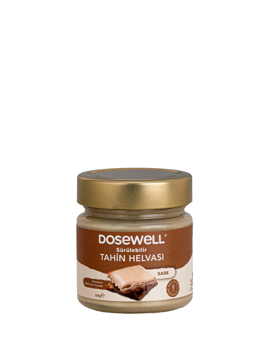 Dosewell Sade & Aronyalı Sürülebilir Tahin Helvası 2’li Set | Glukoz Şurubu İçermez