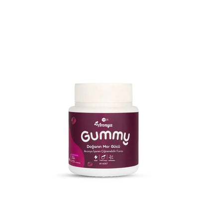 Mor Aronya Gummy-Şekersiz 60 Adet