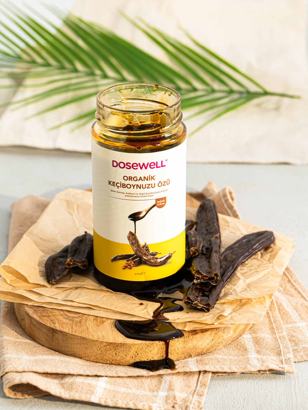Dosewell Organik Keçiboynuzu Özü 640 gr (Organik Sertifikalı, Soğuk Sıkım)
