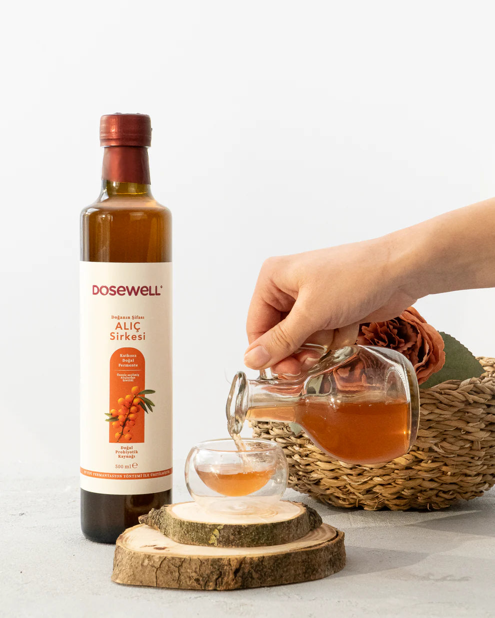 Dosewell Alıç Sirkesi ve Mor Aronya Konsantresi 2'li Paket 2x500 ml