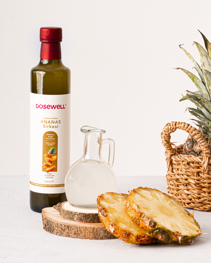 Dosewell Detoks & Ananas Sirkesi  500 ml – %100 Doğal, Katkısız ve Doğal Fermente