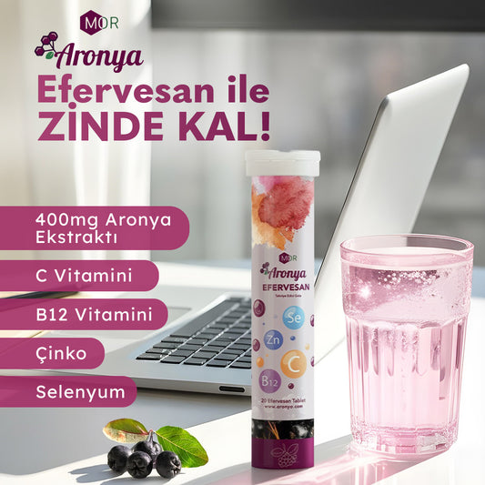 Mor Aronya 3'lü Efervesan 20 Tablet Paketi