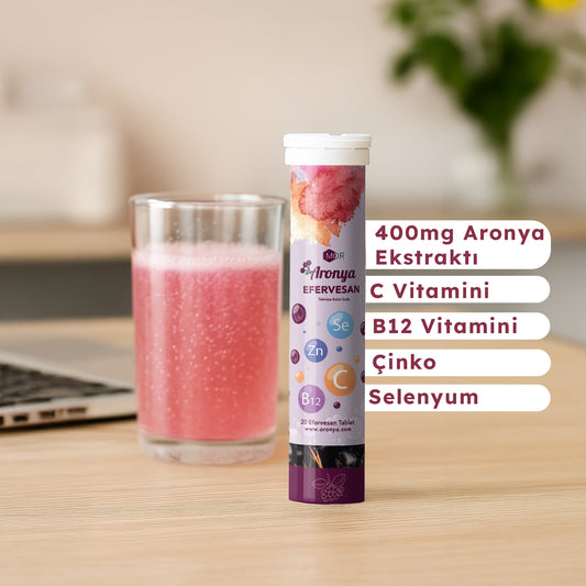 Mor Aronya Efervesan 20 Tablet