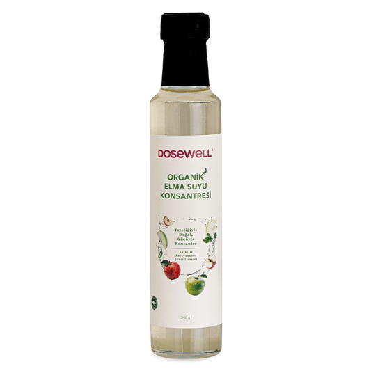 Dosewell Organik Elma Suyu Konsantresi 340 gr (Organik Sertifikalı)