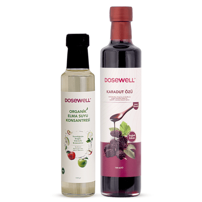 Dosewell Karadut Özü 700 gr & Dosewell Elma Suyu Konsantresi 340 gr