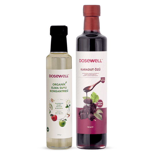 Dosewell Karadut Özü 700 gr & Dosewell Elma Suyu Konsantresi 340 gr