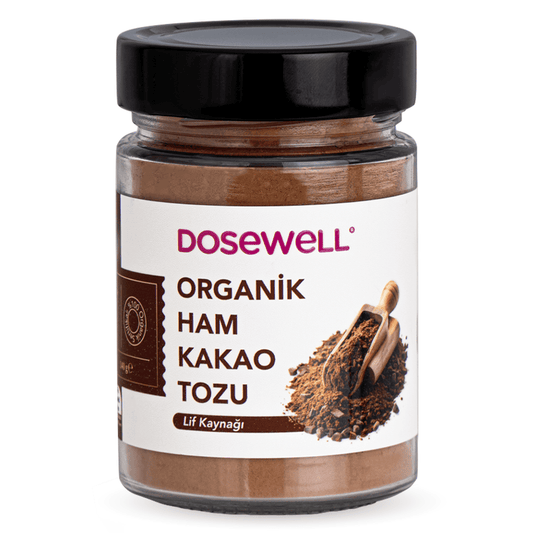 Dosewell Organik Ham Kakao Tozu 140 gr (Organik Sertifikalı)