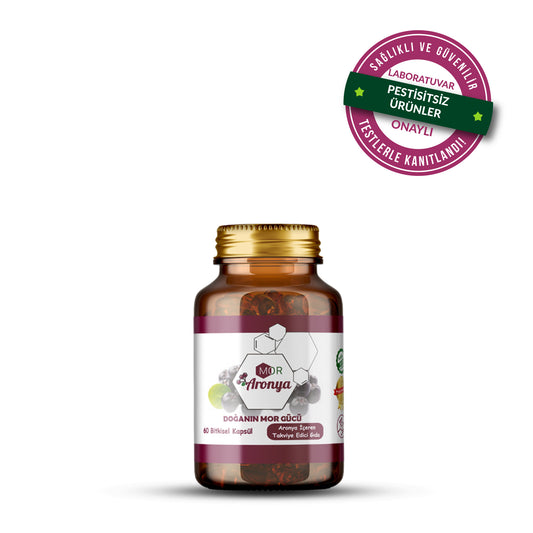 Mor Aronya Bitkisel Kapsül 60 Adet