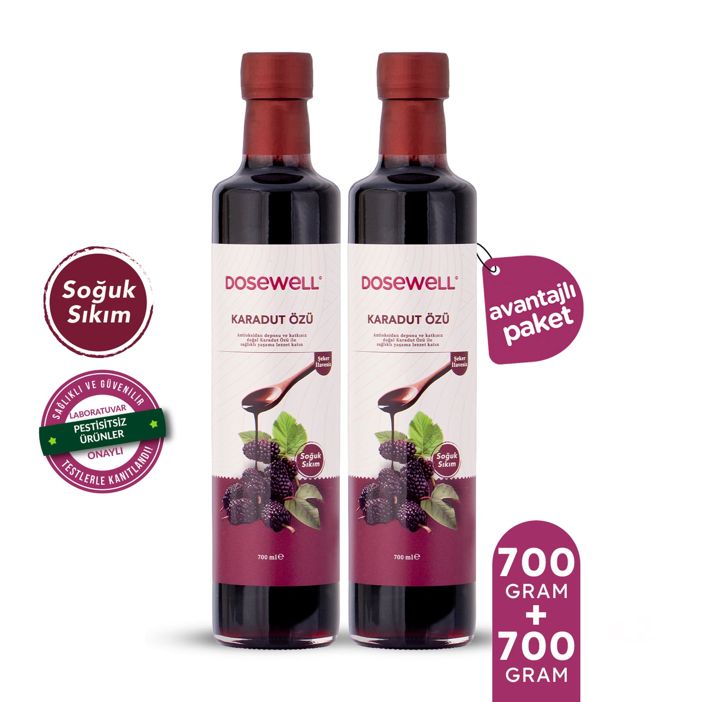Dosewell Karadut Özü 2li Avantaj Paketi