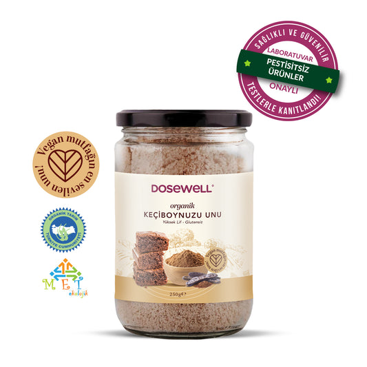 Dosewell Glutensiz Organik Keçiboynuzu Unu 250 gr