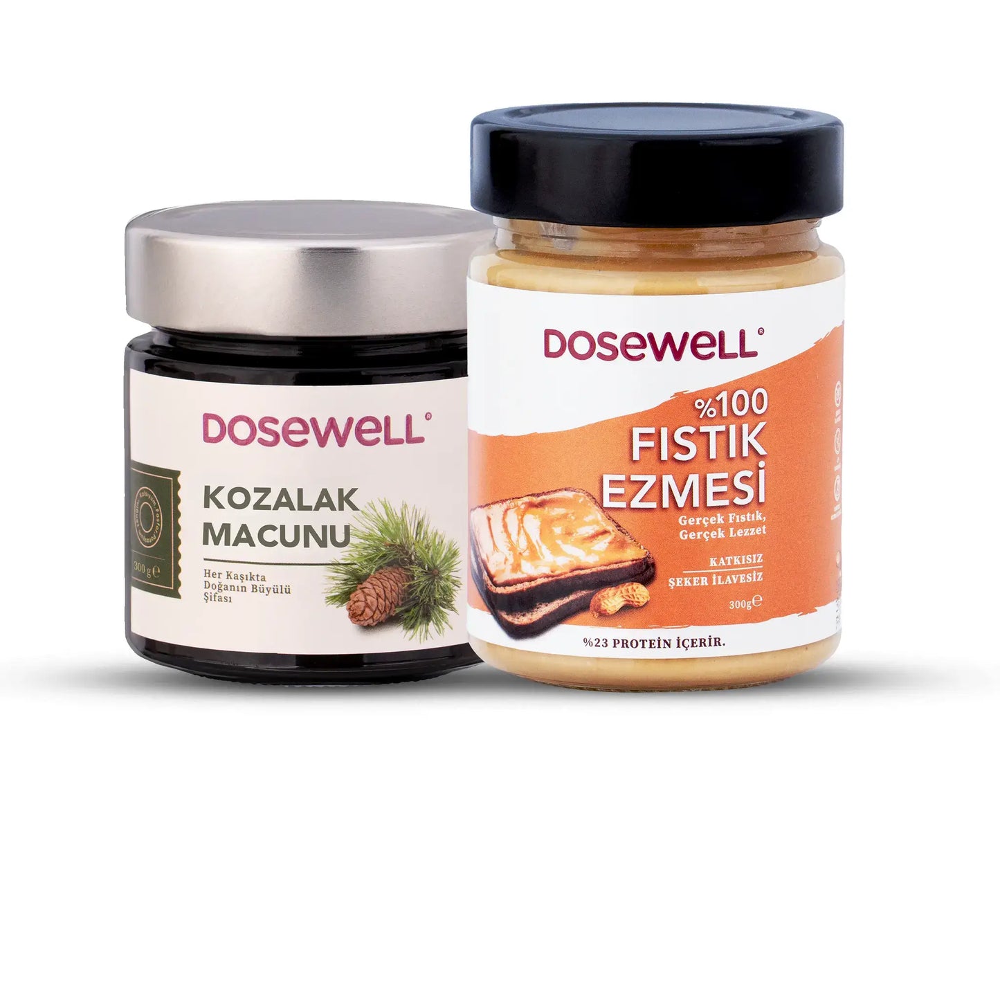 Dosewell Kozalak Macunu 300 gr - %100 Fıstık Ezmesi 300 gr