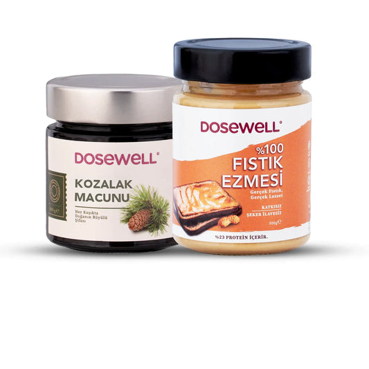 Dosewell Kozalak Macunu 300 gr - %100 Fıstık Ezmesi 300 gr