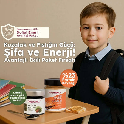 Dosewell Kozalak Macunu 300 gr - %100 Fıstık Ezmesi 300 gr