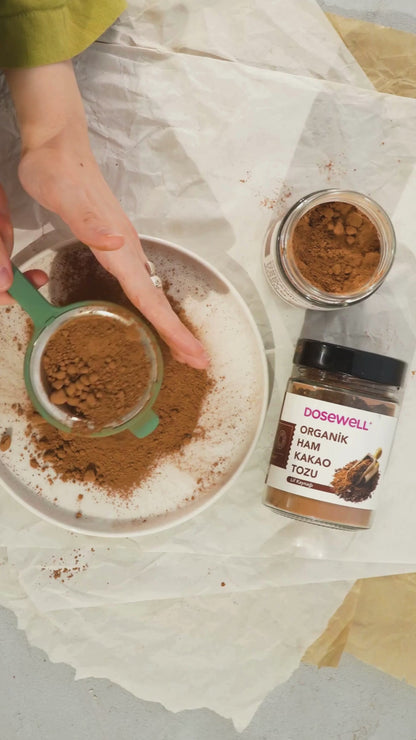 Dosewell Organik Ham Kakao Tozu 140 gr (Organik Sertifikalı)