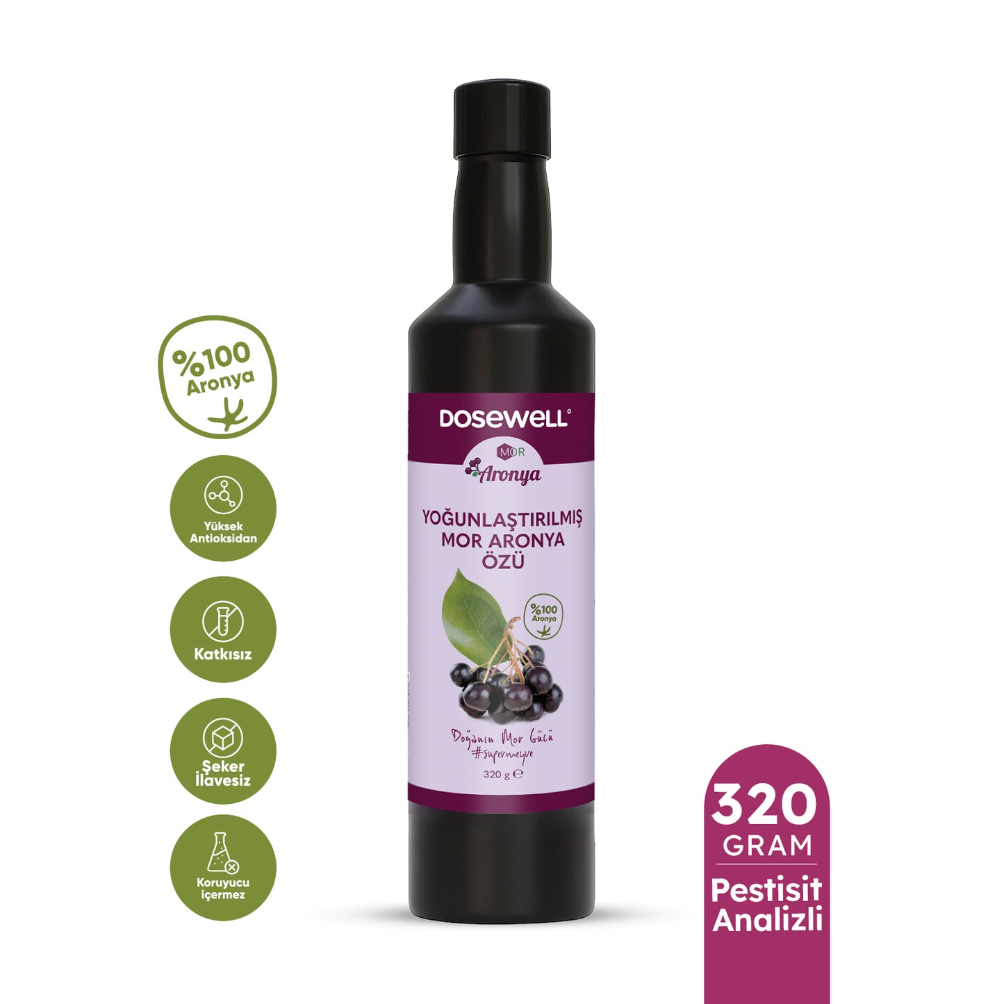 Yoğunlaştırılmış Aronya Özü 320 gr